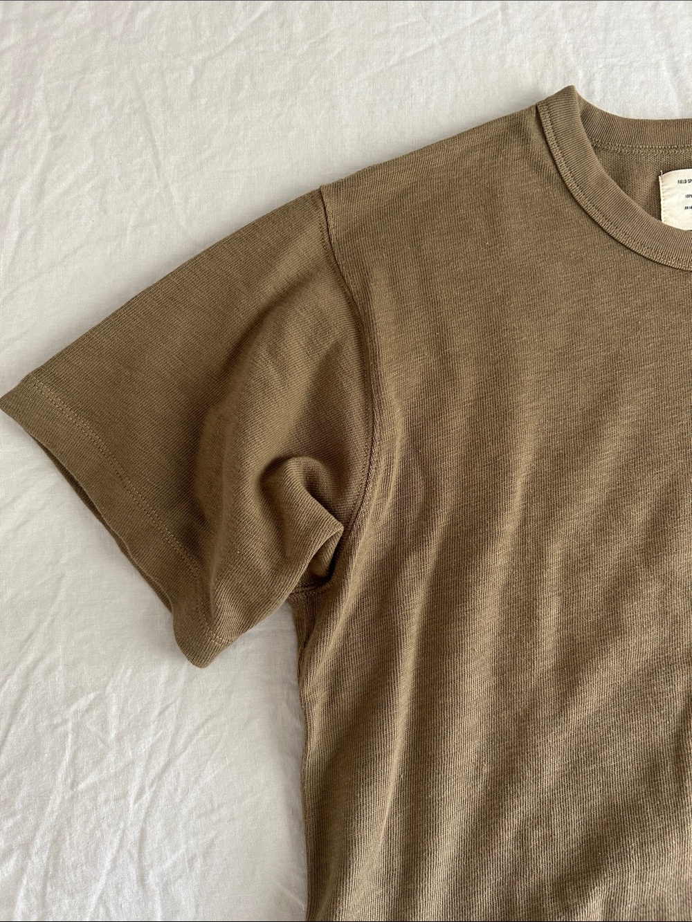 Buck Mason FIELD-SPEC BOYFRIEND CROP TEE - Picture 5 of 6